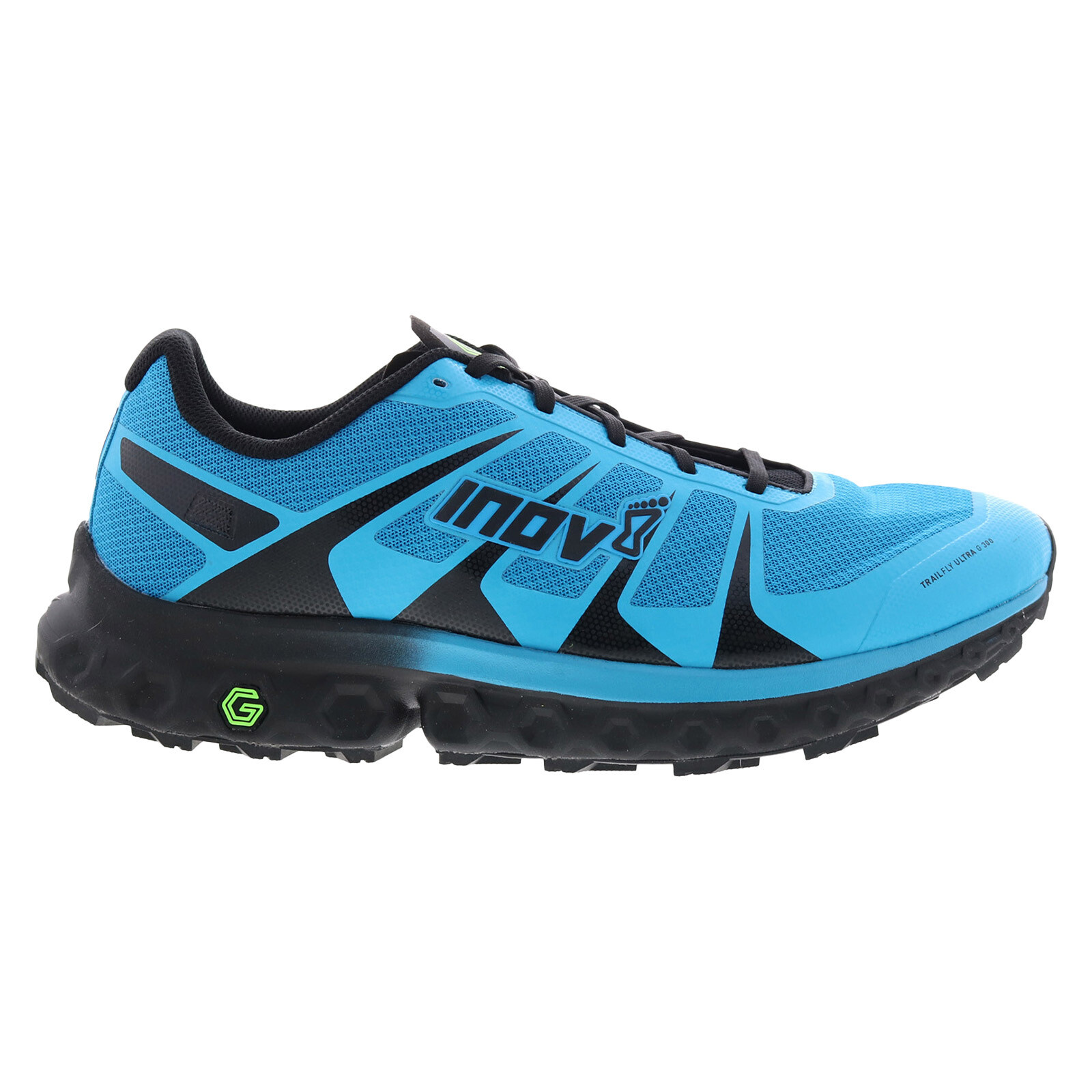 Inov-8 TrailFly Ultra G 300 Max 000977-BLBK Hombres Azul Atlético Senderismo Zapatos