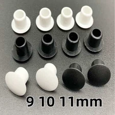 9 10 11mm Round Hole Plugs Button Screw Caps Covers Rubber Blanking Seal End Cap