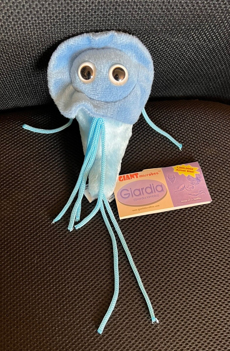 Giant Microbes Giardia lamblia Blue Plush Stuffed Microbiology