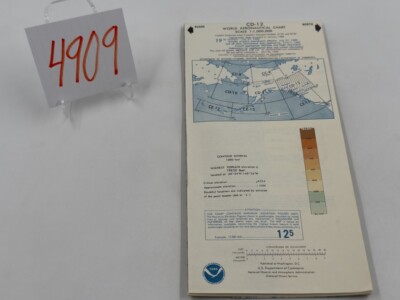 NOAA Sectional Aeronautical Chart, Scale 1:500,000 - CD-12, 19th Edition, 1989