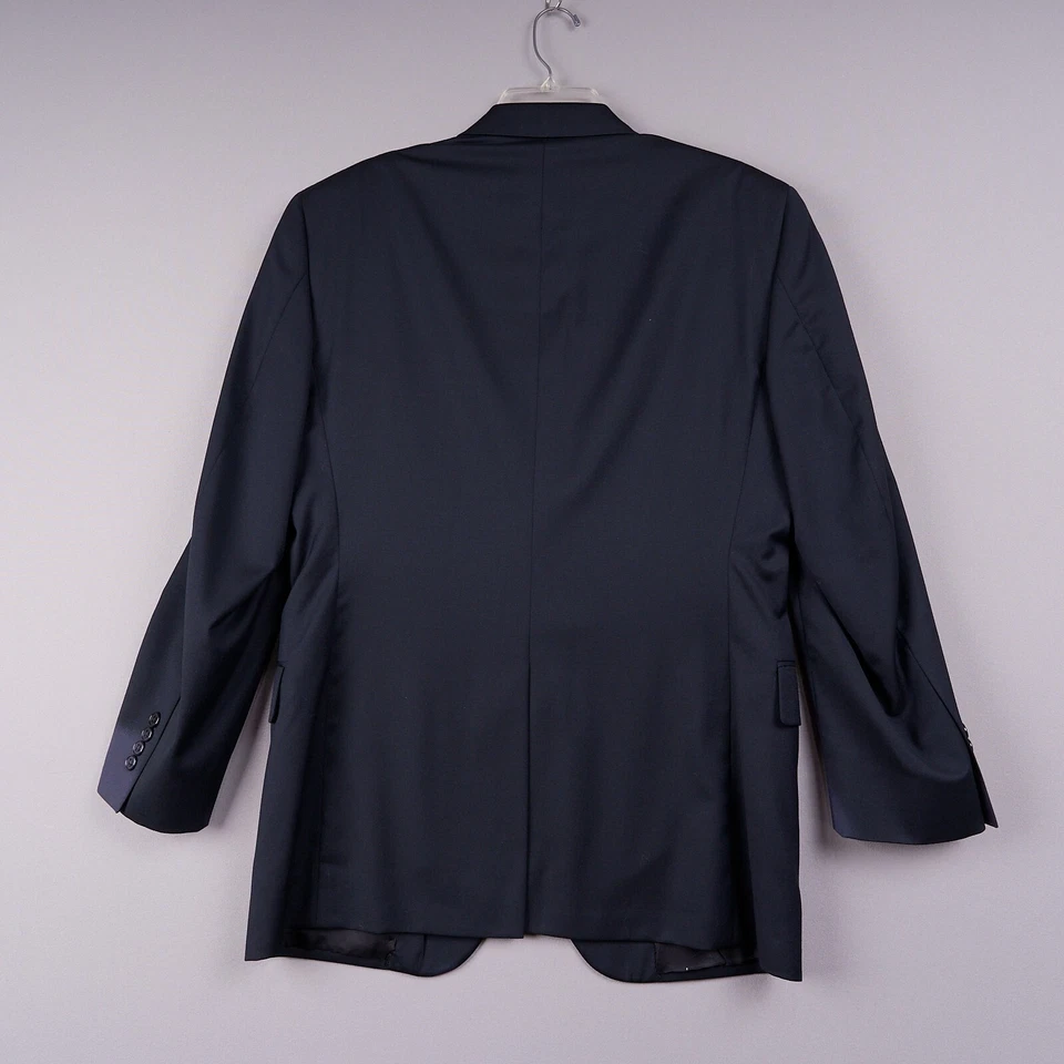 Jos A Bank Blazer 40R Navy Wool 2-Button Signature Sport Coat - Image 3 of 4