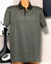 Hugo BOSS Pitton Slim-fit polo Tee shirt in finely striped mercerized Cotton New