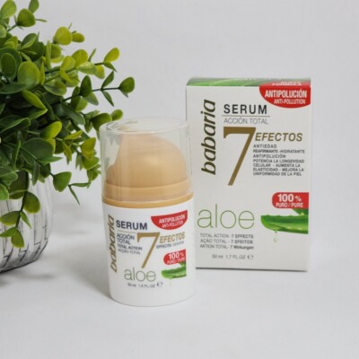 Babaria Aloe Vera 7 Effects Anti-aging Facial Serum Total Action 1.7 fl oz  50 ml | eBay