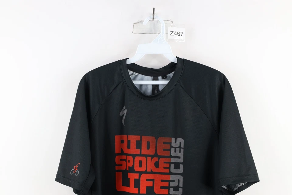Camiseta deportiva especializada para hombre mediana deletreada Spoke Life ciclismo bicicleta Foto 2 de 4
