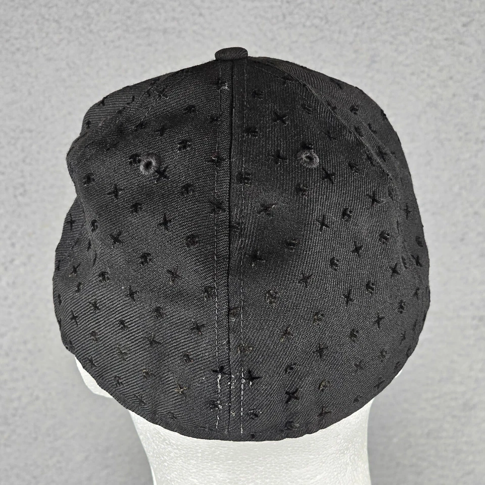 De colección 59fifty 7 3/8 ETNIES Sombrero Estampado Completo Patín Años 90 Y2k Ajustado Nueva Era RARO Foto 3 de 4