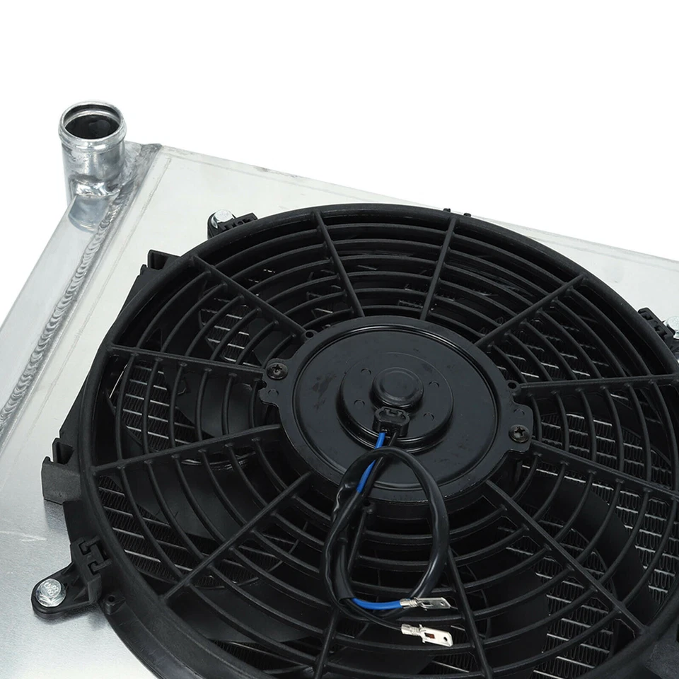 Aluminum Radiator 3 Row+Shroud Fan For 68-73 Chevy Chevelle Impala 71-90 Caprice Foto 4 de 4