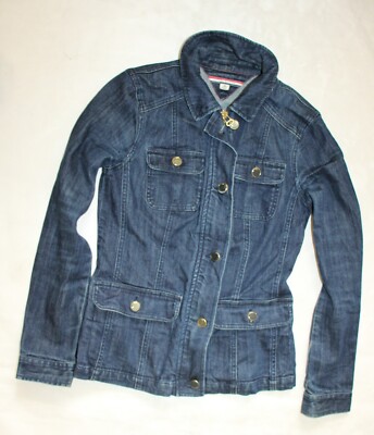 Tommy Hilfiger Jeansjacke Damen Jeans Jacke Mit TOMMY HILFIGER