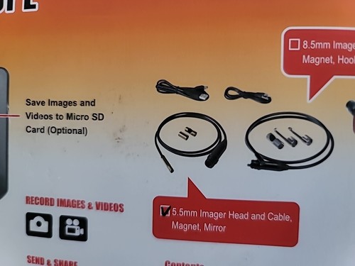 Autel MaxiVideo Digital Videoscope with 2.4" Screen and 5.5mm Head (MV208 - Picture 6 of 17