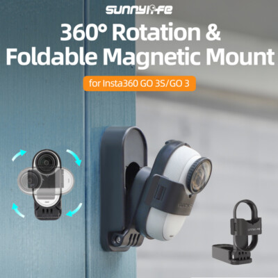 Magnetische Kamerahalterung 360° drehbar faltbar für Insta360 GO 3S/GO 3 Zubehör