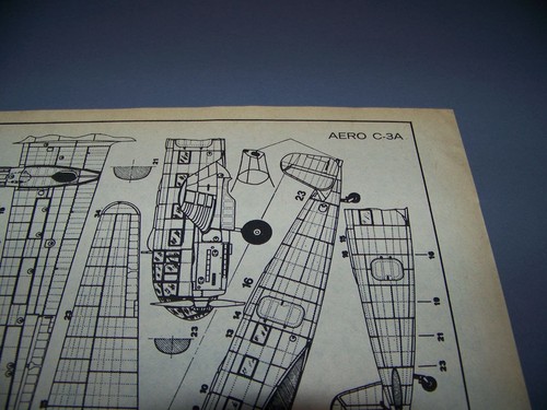 VINTAGE..AERO C-3A..5-VIEWS/DETAILS..RARE! (152B) - Picture 2 of 2