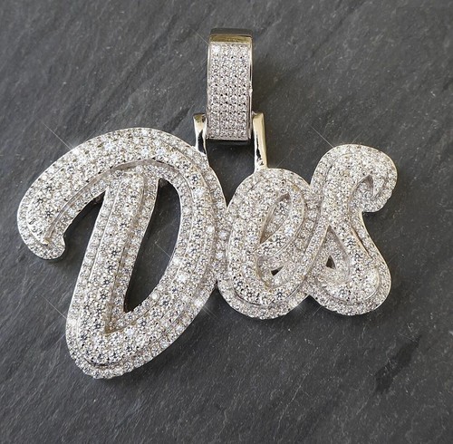 1.98 ct Round Simulated Diamond mens 