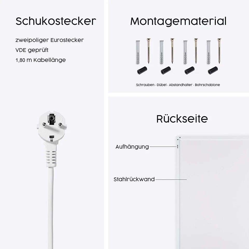 B-Ware Könighaus Infrarotheizung - bis zu 50% - Wandheizung, Infrarot Heizung - Bild 3 von 4