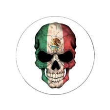 Mexico Flag Mexican Skull Golf Ball Marker  HAT CLIP US Flag
