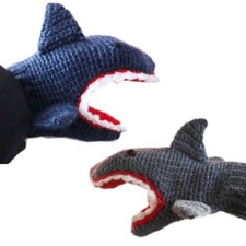 Unisex Winter Thicken Gloves Windproof Mitten Knitted Cycling Gloves for Girls