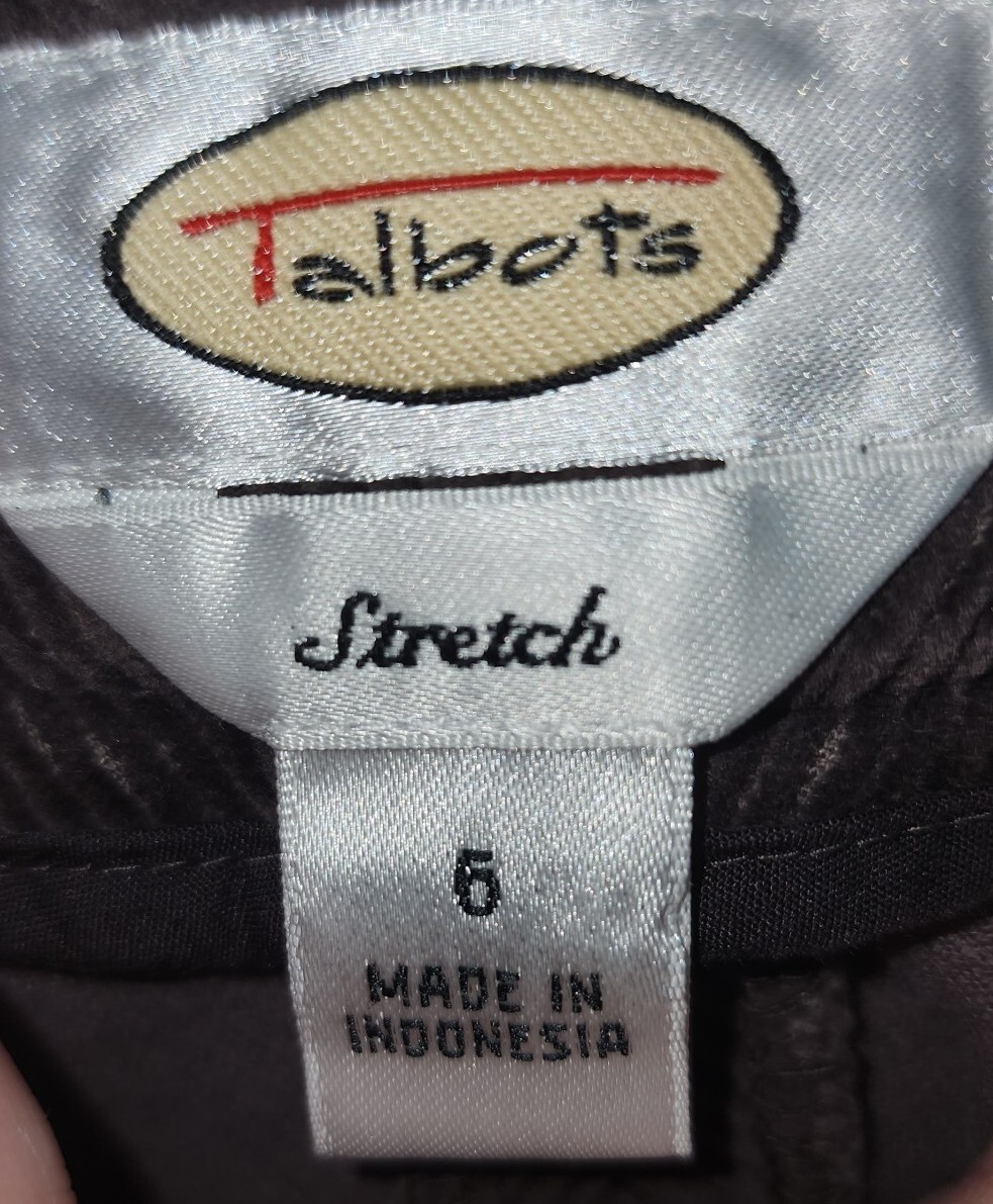 Talbots Corduroy Stretchy Skirt Womens Size 6 eBay
