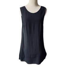 Reformation Asymmetrical Sleeveless Mini Dress Low Back Women Size Medium Black