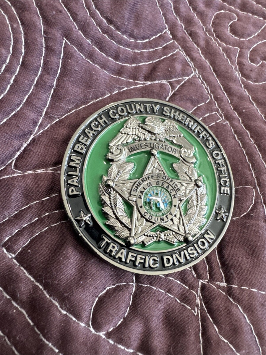 Palm Beach County Sheriff Vehicle Traffic Homicide Challenge Coin
