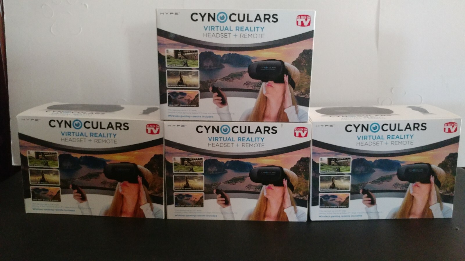 CYNOCULARS VIRTUAL REALITY HEADSET & REMOTE eBay