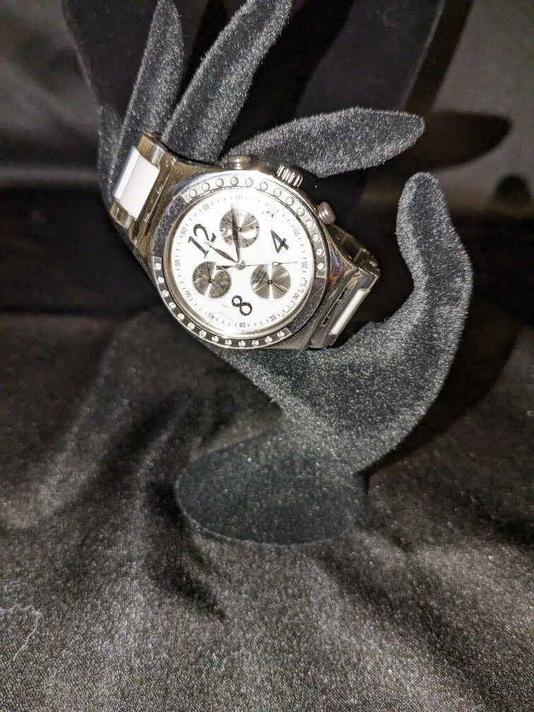 SWATCH WATCH Swatch Irony Dreamwhite White Face Stainless Steel