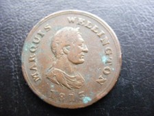T284 Marquis Wellington Halfpenny Token 1813FREE POSTAGE