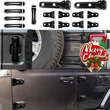 Door Tailgate Hinge Handle Cover Trim For Jeep Wrangler JL Exterior Accessories