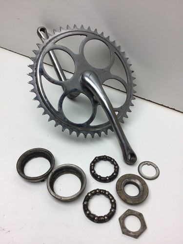 Ancien Pédalier Était Sur vélo Peugeot France old bicycle crankset
