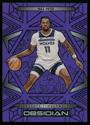 Naz Reid - 2024-25 Panini Obsidian Basketball - Numbered /75 - Purple #74 - Bild 1 von 2