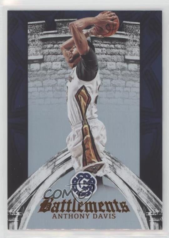 2016-17 Panini Excalibur Battlements Anthony Davis #6 0q2h