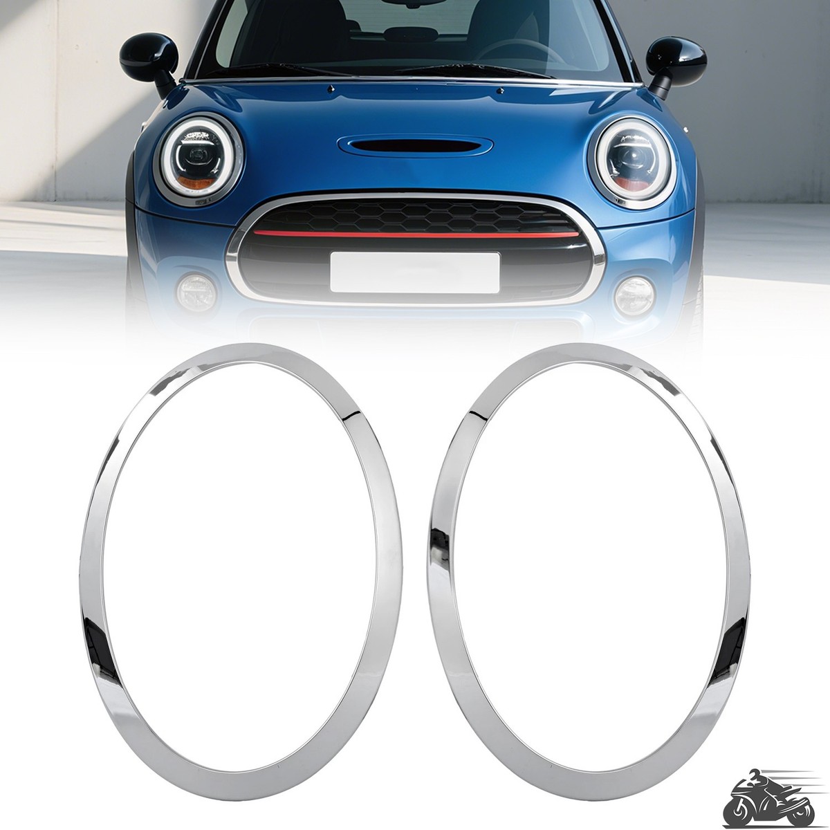 2022-2024 Mini Cooper F55 F56 F57 Headlight Trim Ring Bezel Cover