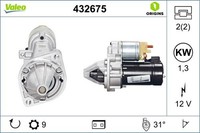 Valeo Starter FüR Daewoo MERCEDES-BENZ Ssangyong VW