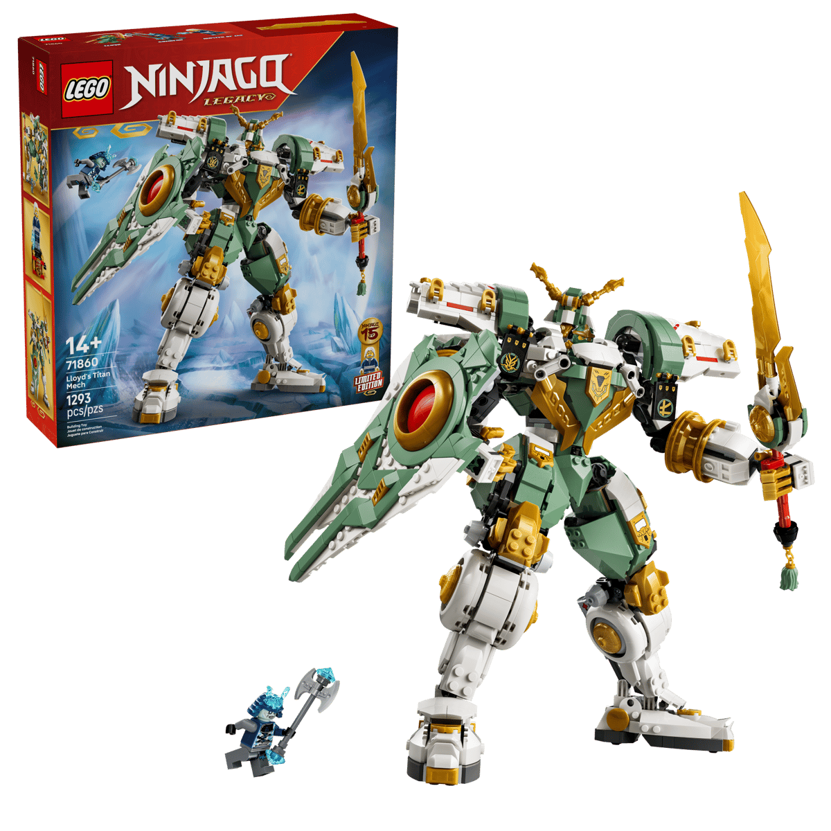 LEGO #71860 Ninjago Lloyd's Titan Mech 15th Anniversar 1293Pcs New