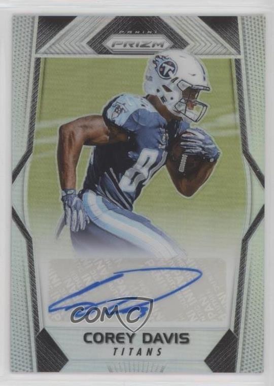 2017 Panini Prizm Rookie Auto Silver Prizm Corey Davis #RA-CD Auto 7xr