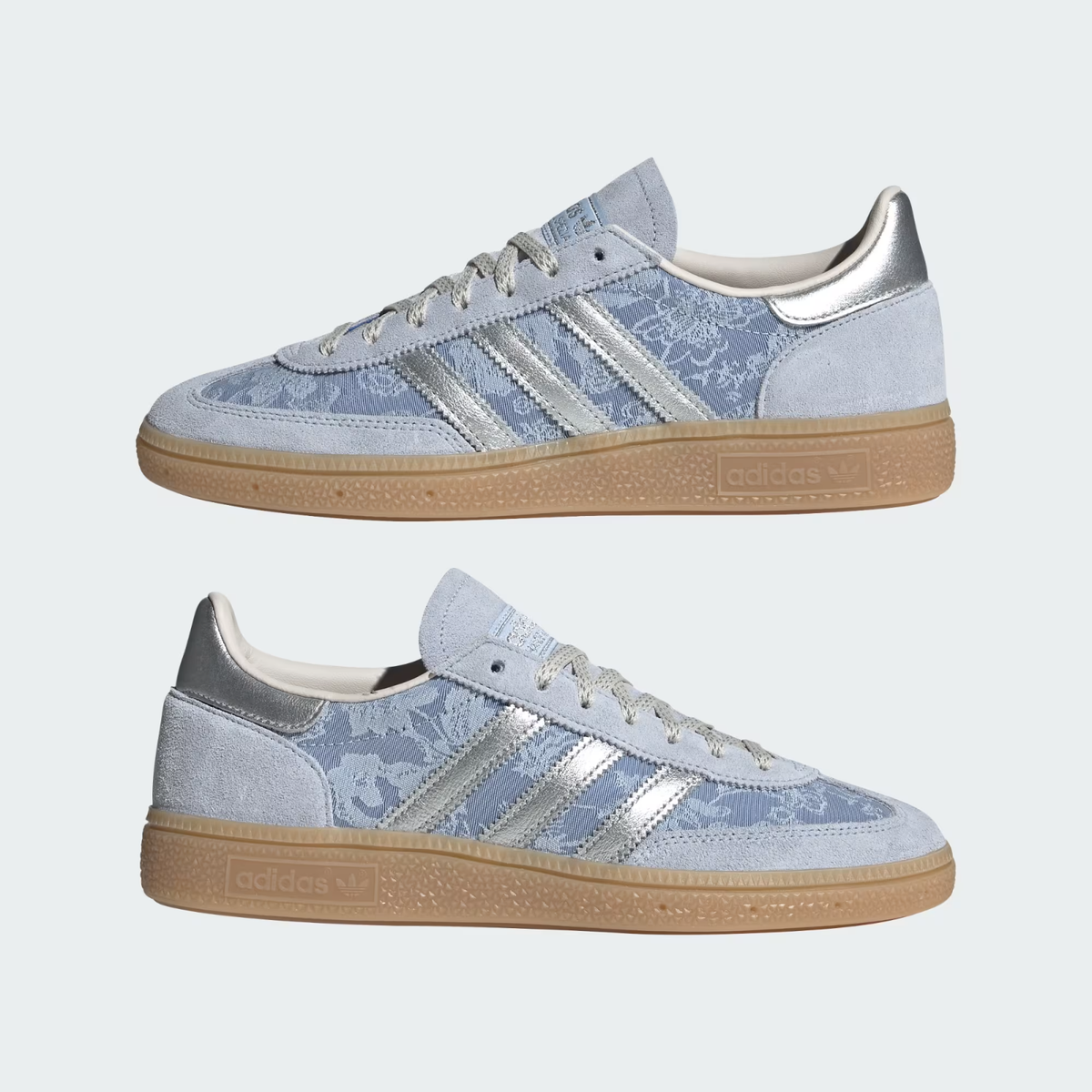 NEW adidas Handball Spezial Crystal Sky Silver | Women Sizes 5