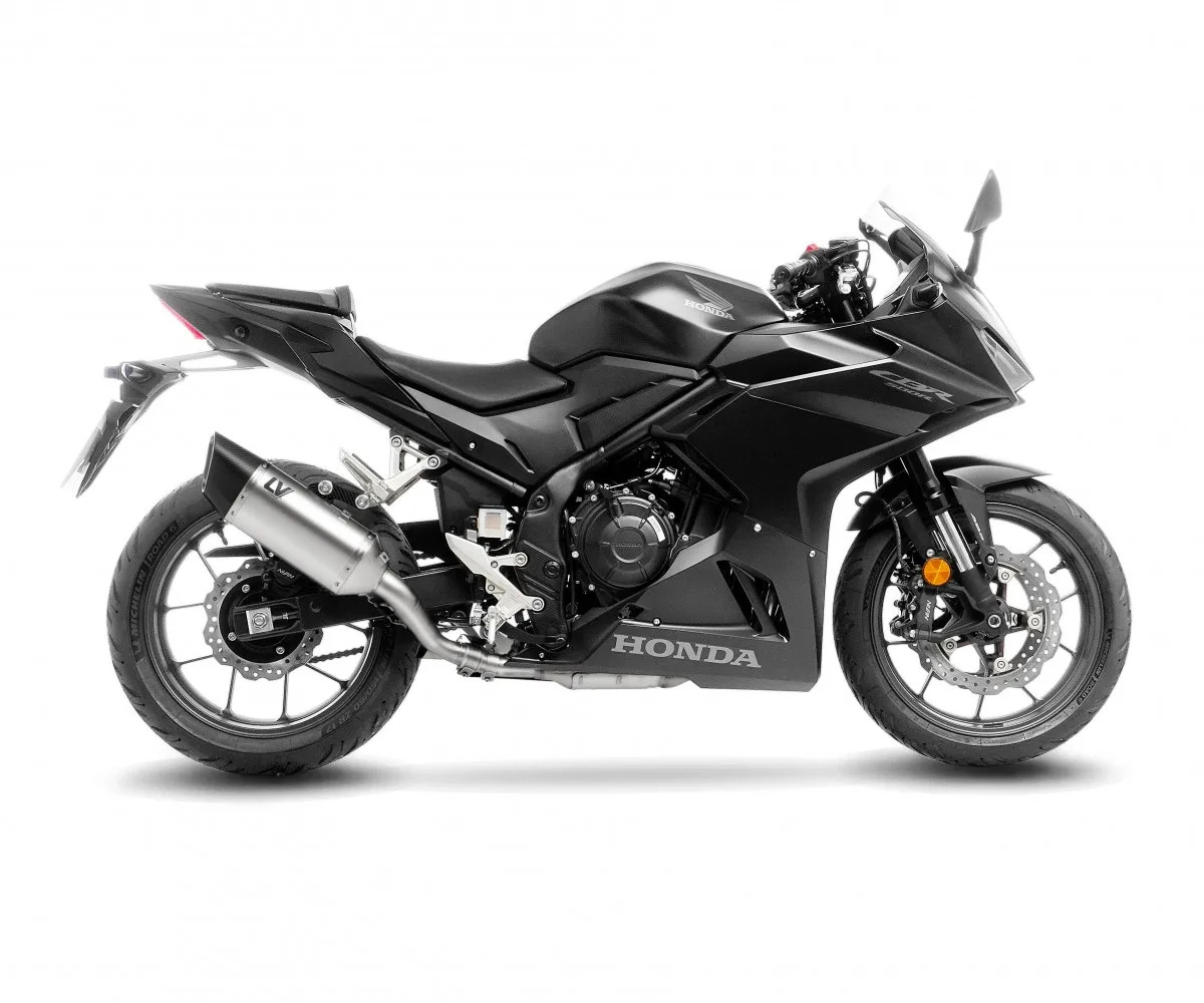 LeoVince Muffler exhaust LV-14 R TITANIUM EURO 4/5 HONDA CBR 500 R 2019 2023