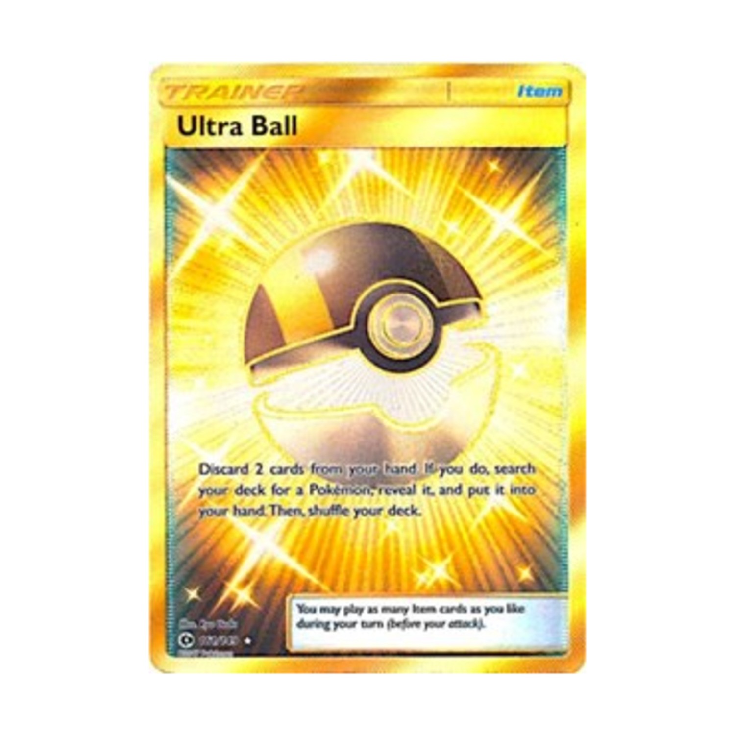 Pokemon Pokemon Sun & Moon Base Set Ultra Ball (SR) (SR) #161 (Holo) NM