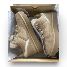 UGG LOWMEL SAN Women's Beige Mesh Sneakers Lace Up Cushioned Comfort Low Top