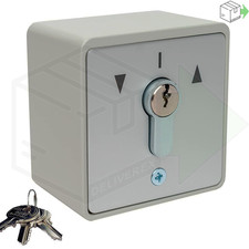1 X Keyswitch with 3 keys each for Roller Shutters & Garage Doors