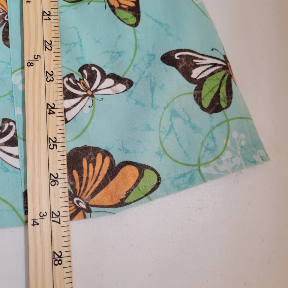 Scrub Top Lot of 3 Size Medium Womens S. C. R. U. B. S. Floral Tops Uniform 0376 - Image 4 of 4