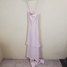 Show Me Your Mumu Calypso Ruffle Dress Dusty Blush Crisp Women's Size L