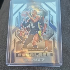 Panini 2025 Prizm WNBA Fearless Insert Dijonai Carrington #10 Lynx