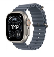 Apple Watch Ultra 3 GPS Cellular 49mm Natural Titanium Blue Ocean Band NEW