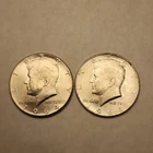 Lot Of 2 1964 Silver Kennedy Half Dollar