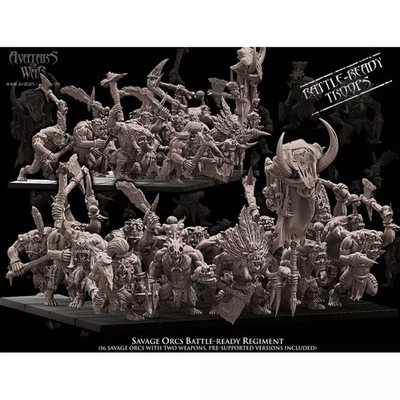 Avatars of wars - Orcs and Goblins - Battle Ready Wild Orca Regiment - 3