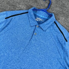 Nike Golf Tour Performance Polo Shirt Mens Large Blue Short Sleeve Casual