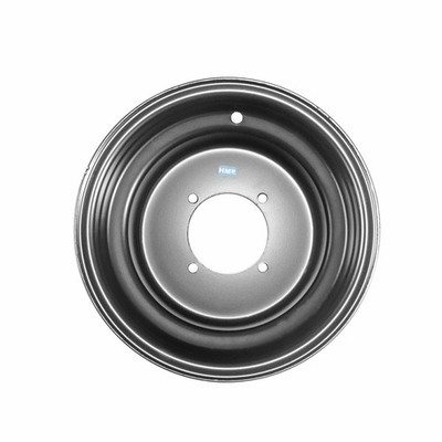 HMParts Quad ATV Stahlfelge 10 Zoll hinten Lochkreis 110 mm schwarz