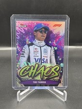 2024 Topps Finest Formula 1 - Chaos Yuki Tsunoda #CH-17 Refractor