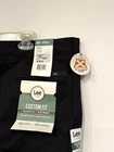 NEW Lee Men's Comfort Waist Custom Relaxed Fit Flat Front Pants 42x30 4203602