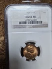 1936 D Lincoln Penny 1c MS67
