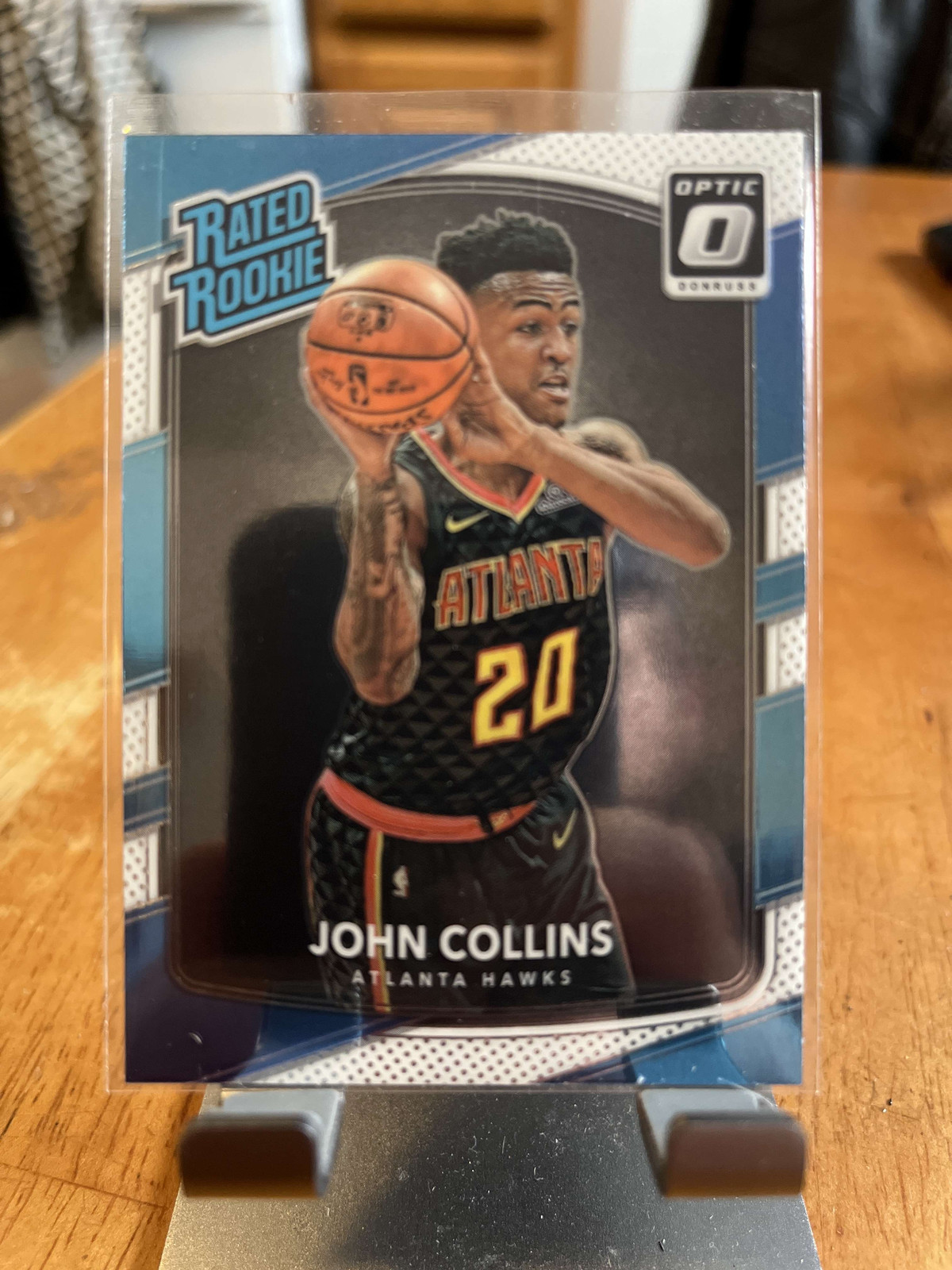 2017 Donruss Optic John Collins 182 RC Rookie Hawks