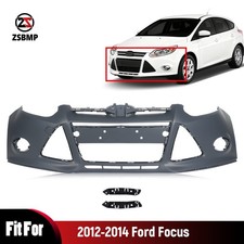 Front Bumper Cover Assembly Kit Fit For Ford Focus 20122013 2014 Primed